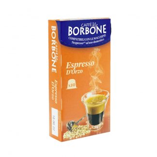 Caffe Borbone Confezione 10 Capsule Orzo Compatibili Nespresso