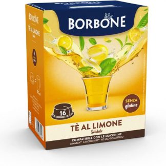 Caffe Borbone Confezione 16 Capsule Caffe Compatibili A Modo Mio The al Limone