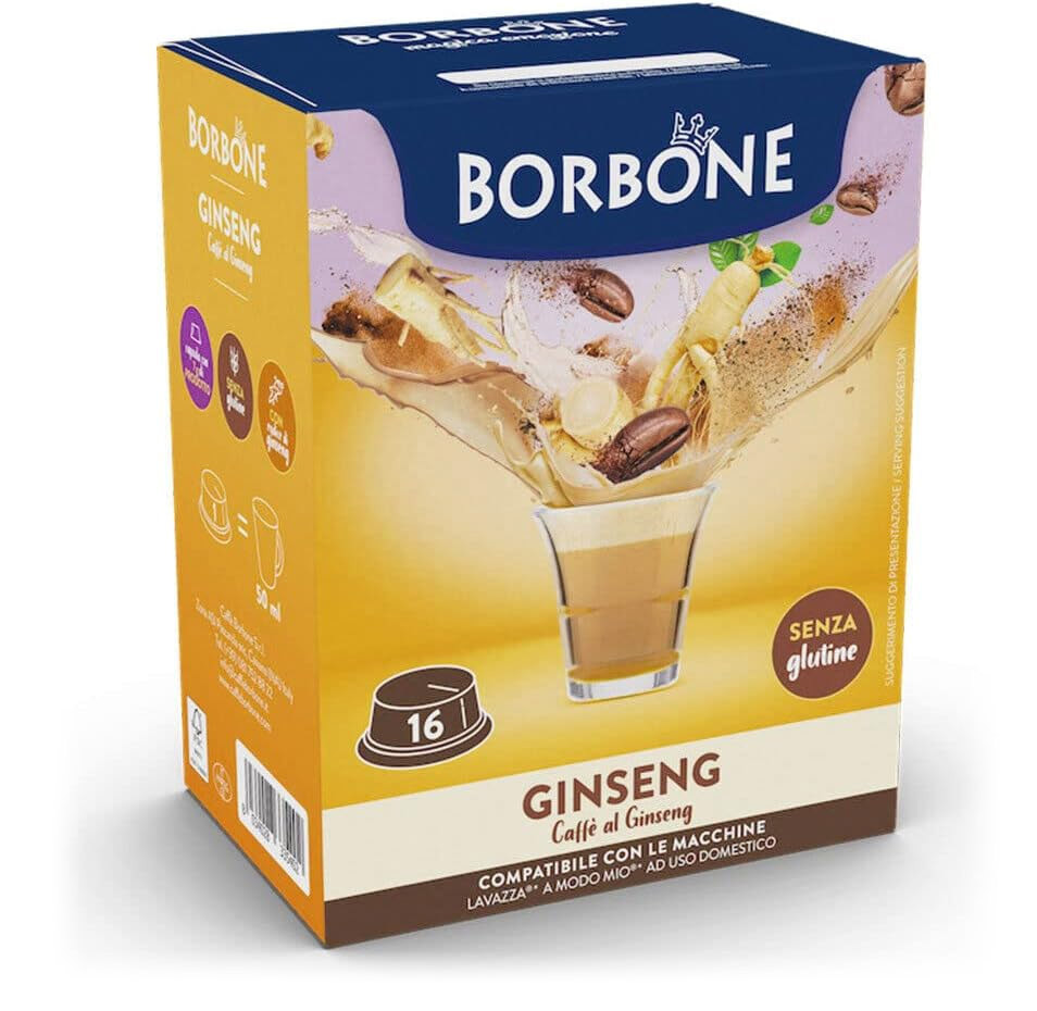 Caffe Borbone Ginseng Confezione 16 Capsule Compatibili A Modo Mio
