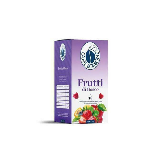 Caffe Borbone Frutta 18 Pezzi Cialde 44Mm Frutti di Bosco