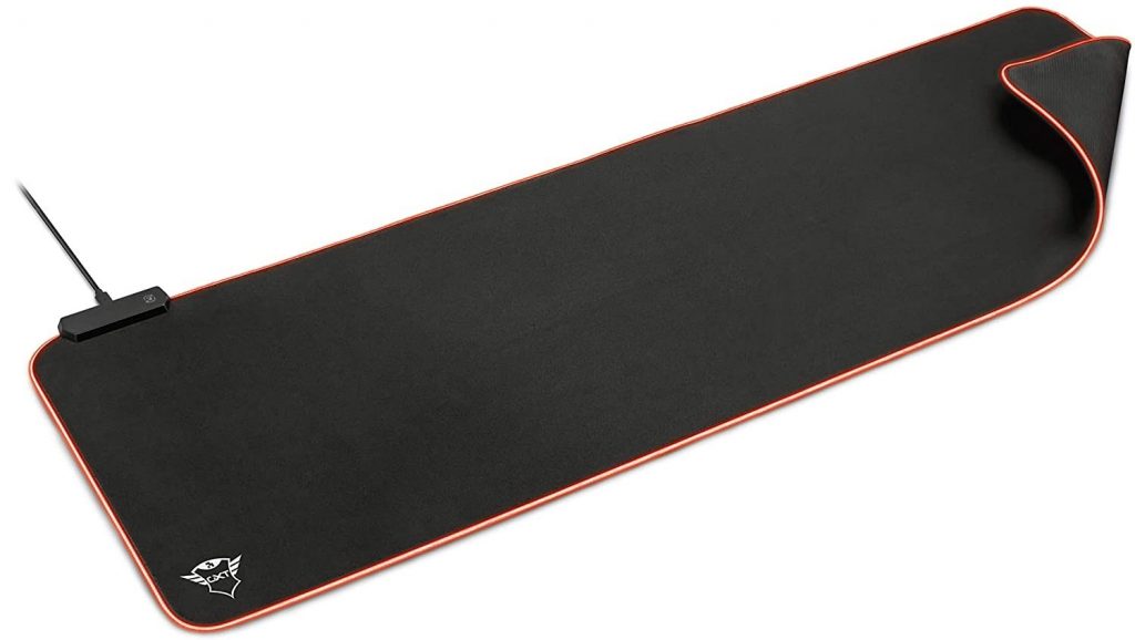 Trust GXT764 Glide-Flex XXL Tappetino per Mouse con Illuminazione RGB