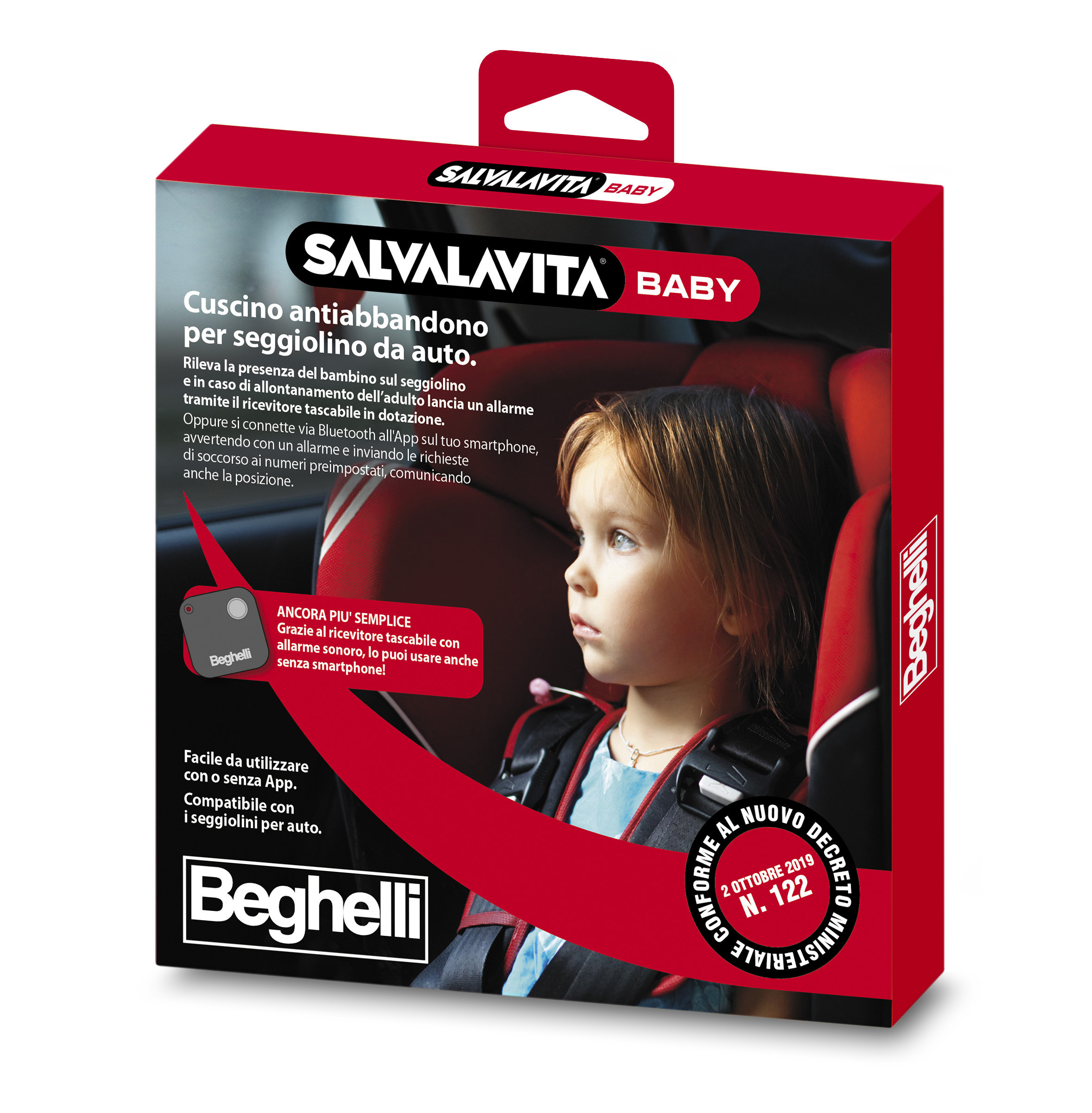 Beghelli Salvalavita Baby Cuscino Antiabbandono