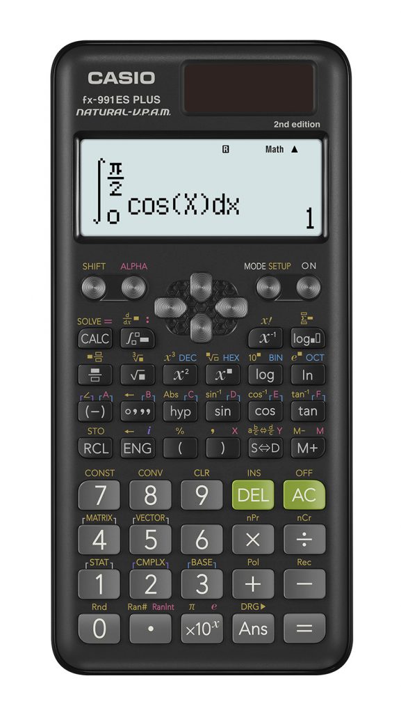 Casio FX-991ES PLUS-2 Calcolatrice Display 10 Cifre 417 Funzioni