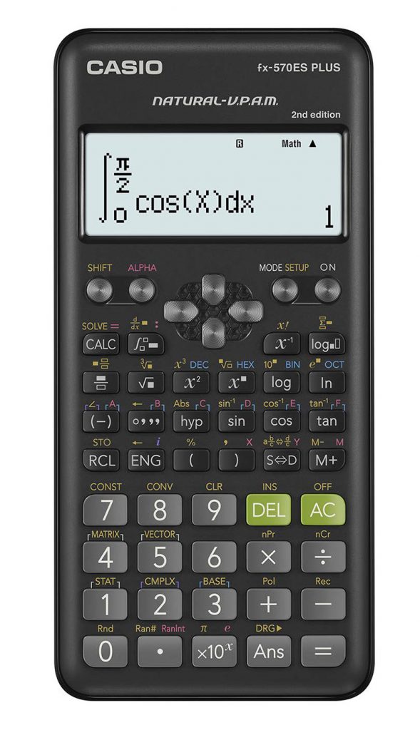 Casio FX570ESPlus 2nd Edition Calcolatrice Scientifica 10 Cifre con 401 Funzioni