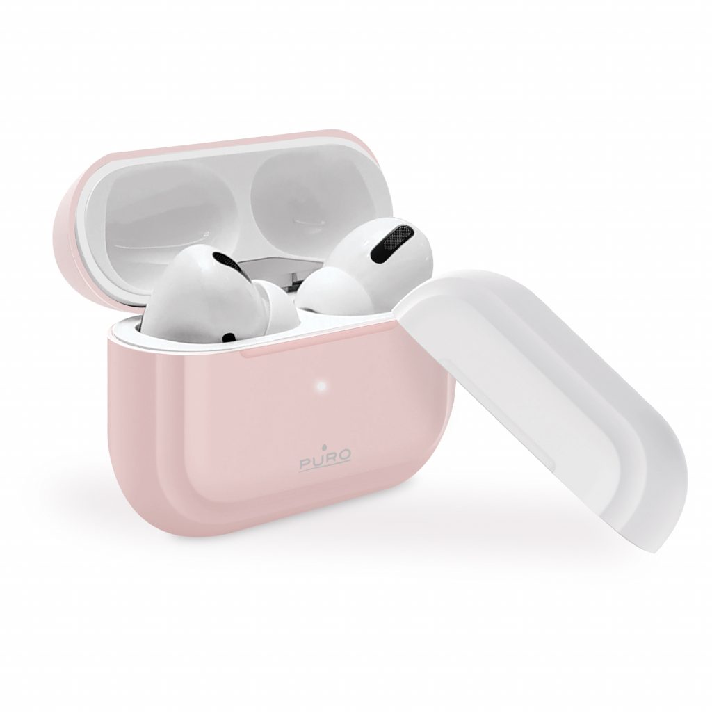 Puro APPROCASE1ROSE Custodia Rosa Per Airpods in Silicone