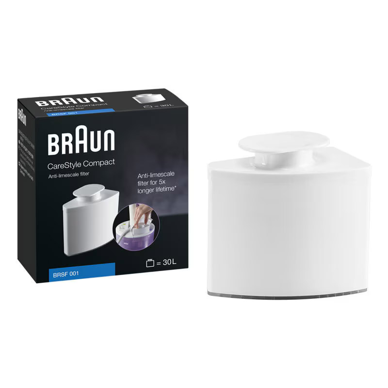 Braun CareStyle Compact BRSF001 Filtro Anticalcare per Sistemi Stiranti a Vapore