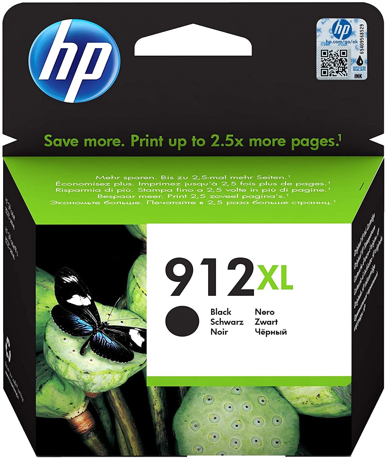 HP 912XL Cartuccia Inchiostro Originale Nero