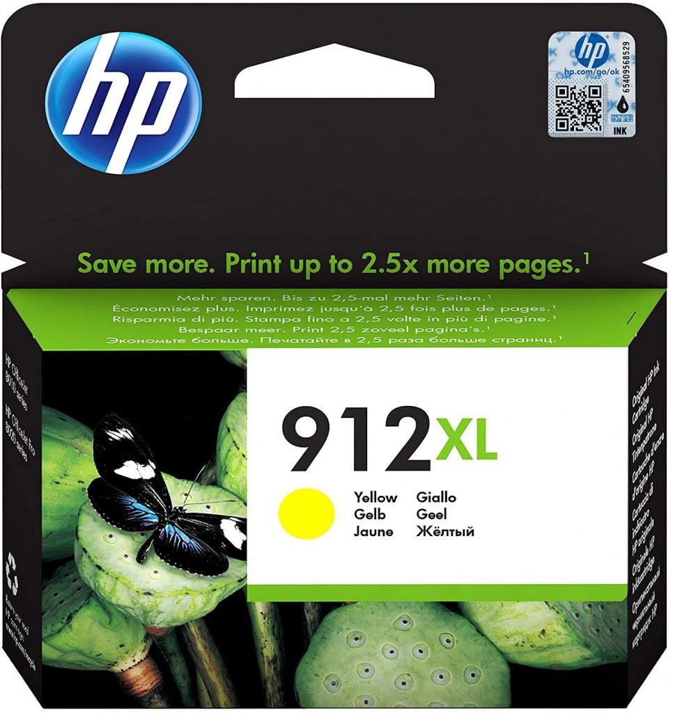 HP 912XL Cartuccia Inchiostro Originale Giallo