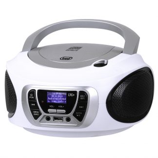 Trevi CMP 510 DAB Bianco Stereo Portatile Boombox con CD e Radio DAB