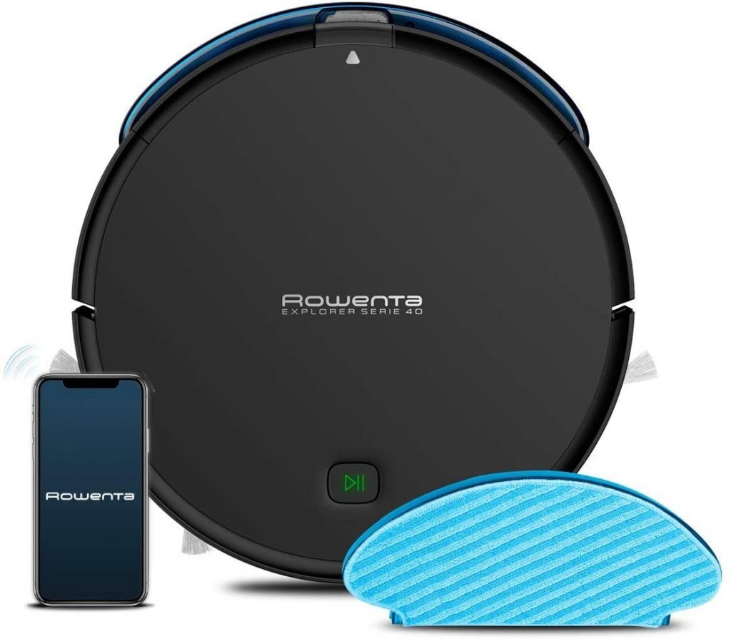 Rowenta RR7255 Explorer Serie40 Animal Connect Robot Aspirapolvere Lavapavimenti