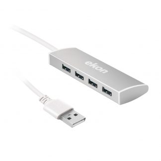 Ekon ECITHUB20USB4INMET Hub USB Metal 2.0 4 In 1