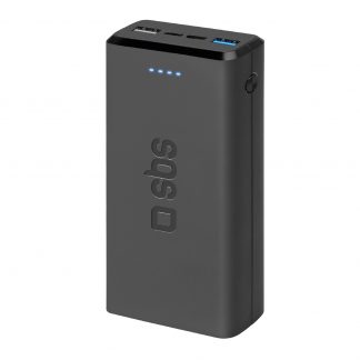 SBS TTBB20000FASTK Nero Power Bank 20000mAh con 2USB