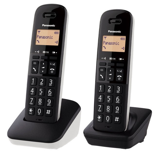 Panasonic KXTGB612JTW Bianco Telefono Cordles Duo