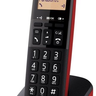 Panasonic KX-TGB610JTR Rosso Telefono Cordless Tasto Dedicato Blocco Chiamate