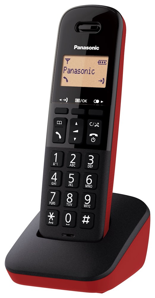 Panasonic KX-TGB610JTR Rosso Telefono Cordless Tasto Dedicato Blocco Chiamate