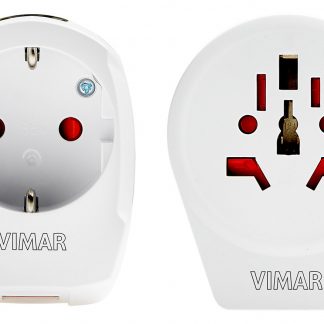 Vimar 0A32303B Adattatore Universale da Viaggio con 3 USB