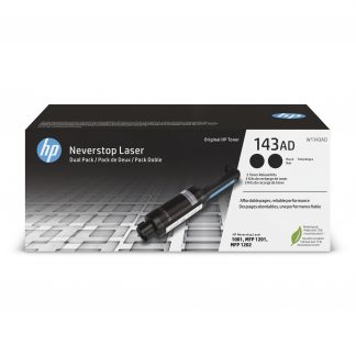 HP 143AD Kit 2 Ricariche Toner Nero Originale Neverstop