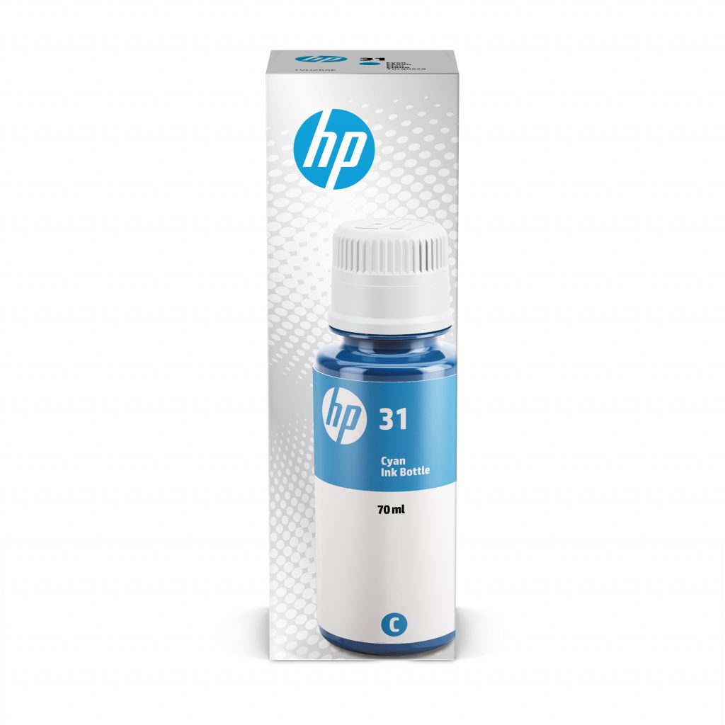 HP 31 Ciano Flacone di Inchiostro Originale 70ML