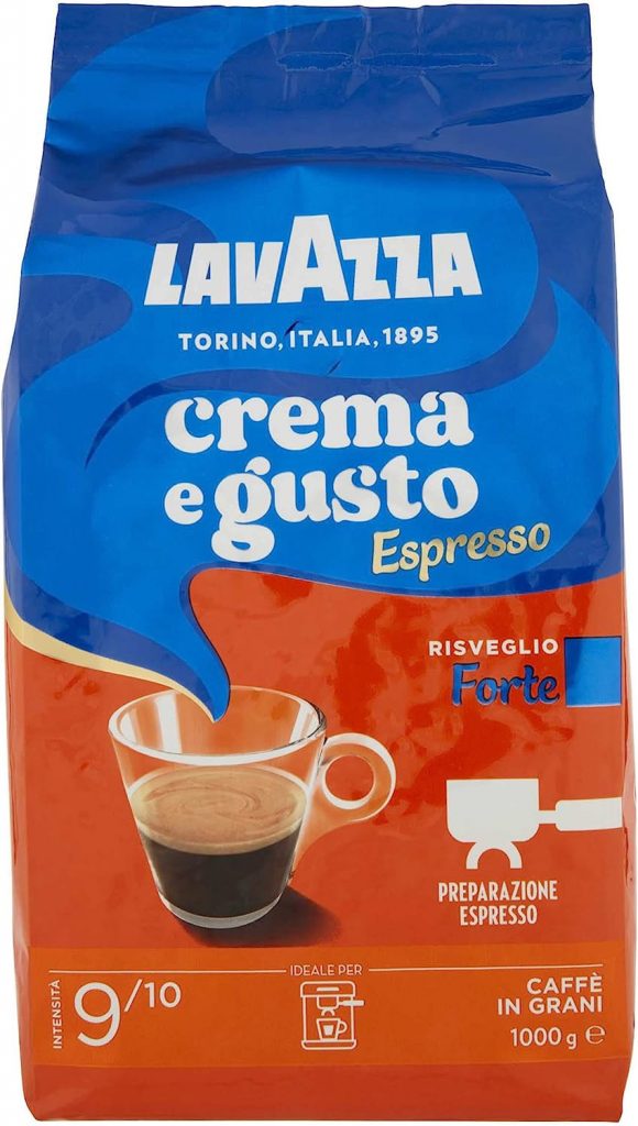 Lavazza Crema e Gusto Forte Espresso Confezione 1 Kg Caffe in Grani