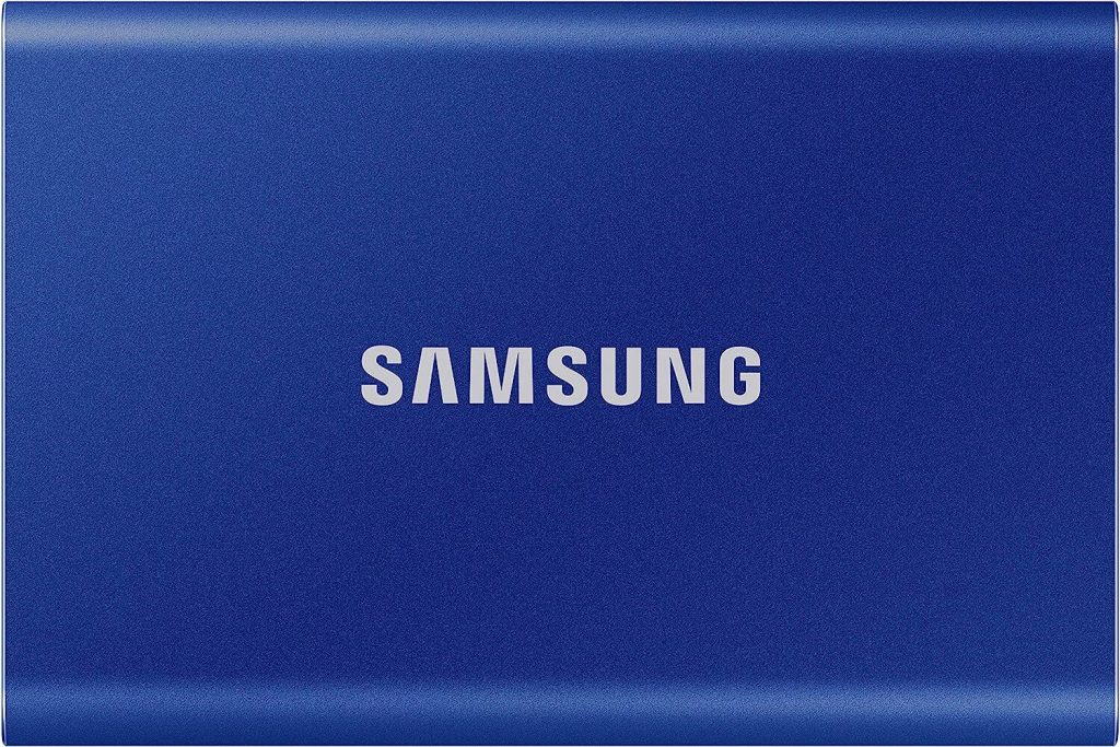 Samsung MU-PC2T0H Blu SSD Esterno Portatile T7 USB 3.2 Capacita 2TB