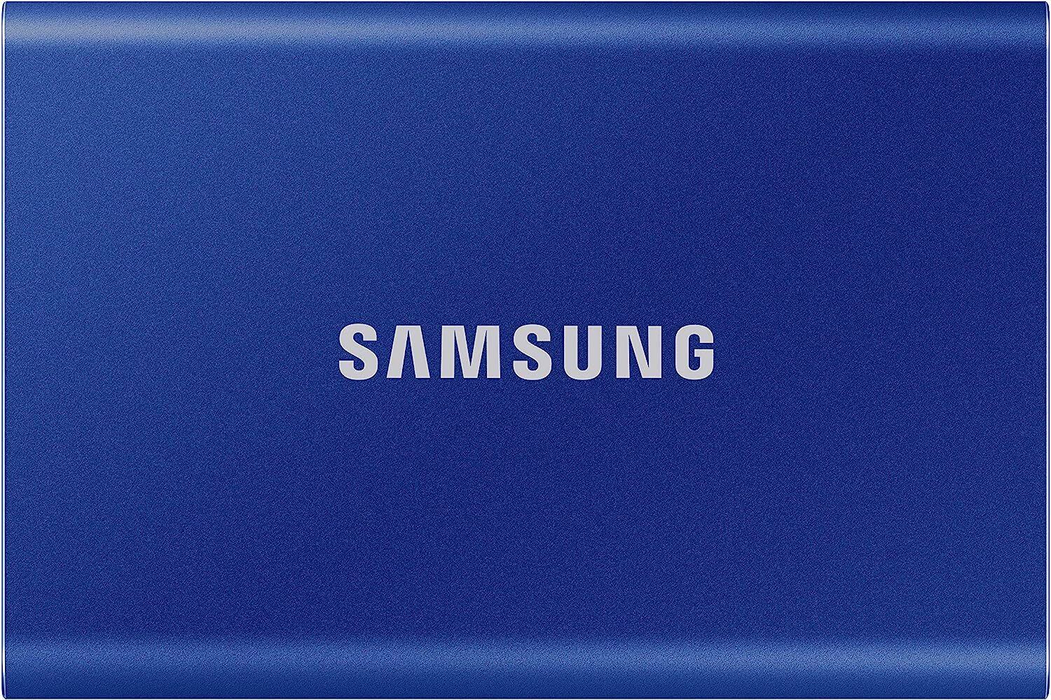 Samsung MU-PC2T0H Blu SSD Esterno Portatile T7 USB 3.2 Capacita 2TB
