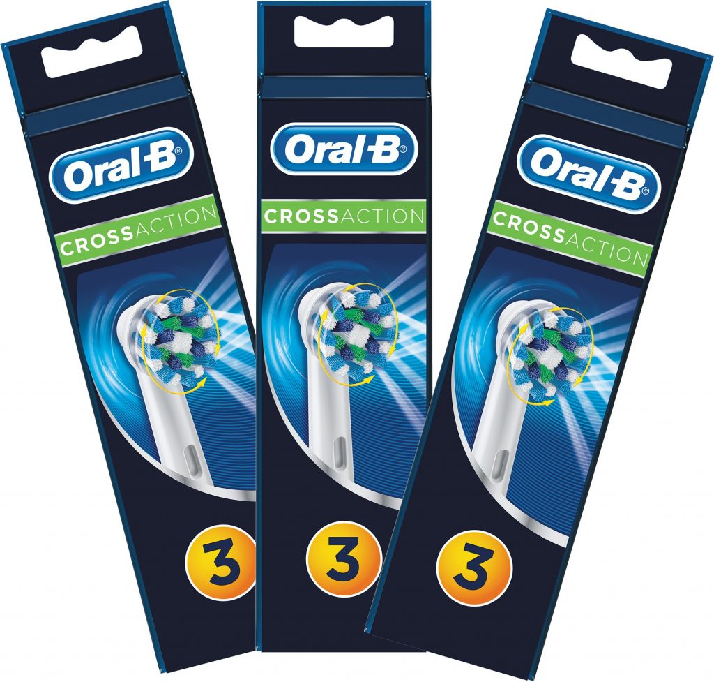 Oral-B EB50333 Testina Ricambio EB50 Cross Action