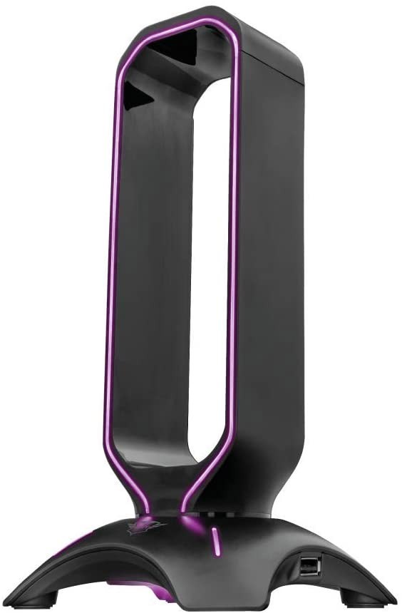 Trust GXT 265 Cintar RGB Headset Stand Supporto Cuffie Tavolo