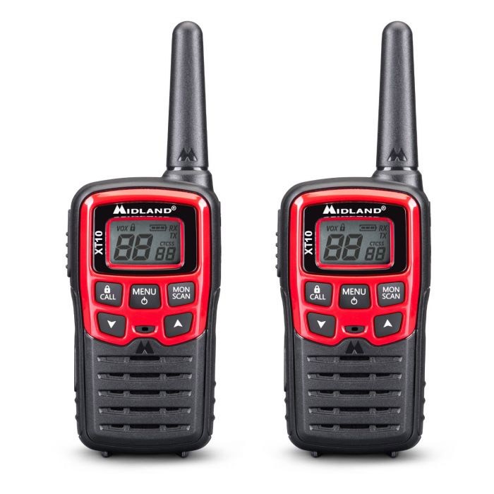 Midland XT10 Walkie Talkie 16 Canali Portata 4 Km PMR446
