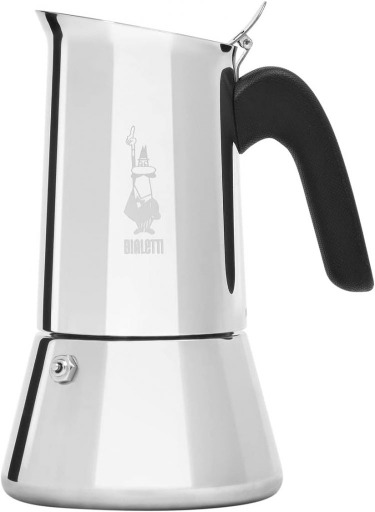 Bialetti New Venus 10 Tazze Moka in Acciaio Inox