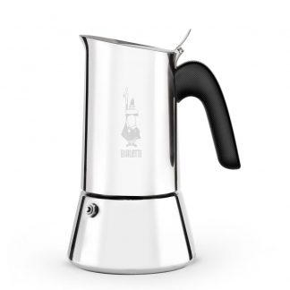 Bialetti Venus Elegance Acciaio Caffettiera 4 Tazze per Piani ad Induzione