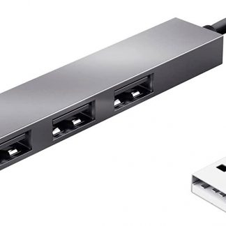 Trust Halyx Aluminium Adattatore 4-Port Mini USB Hub