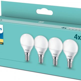 Philips LED40SFWWSMDIS4 Lampadine Led Sfera 40w E14 2700k 4pz