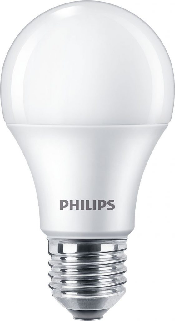 Philips LED75CWSMDISX4 Confezione 4 Lampadine Led Goccia E27 75W 4000K 1055lm