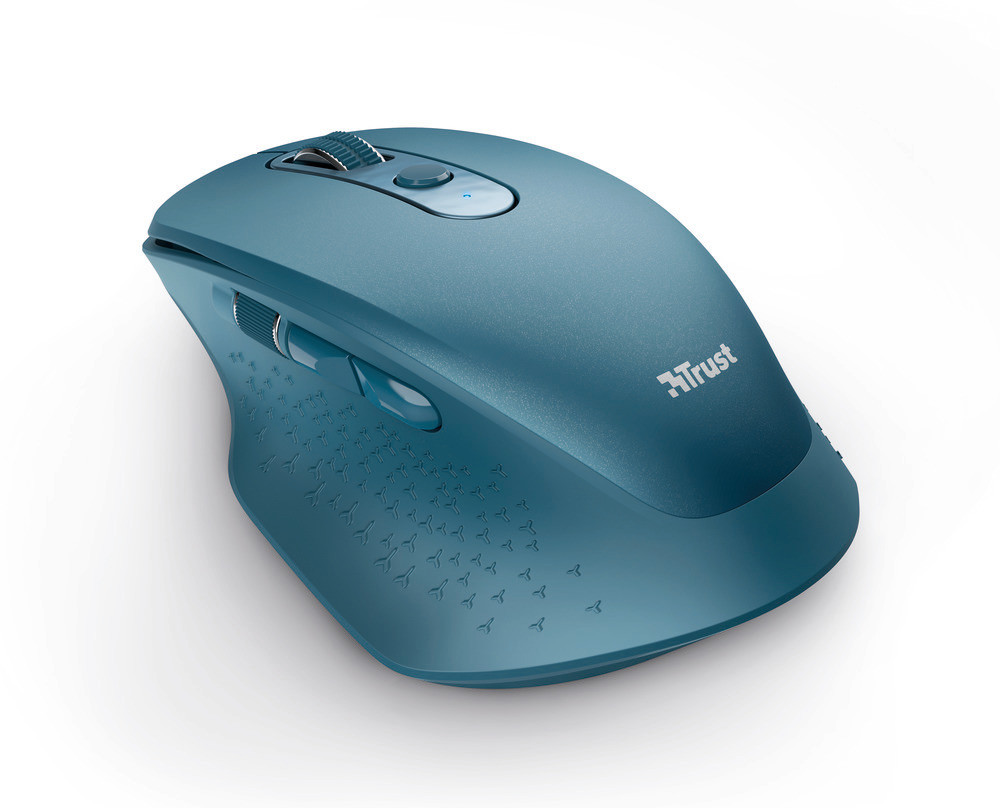 Trust Ozaa Blue Mouse Wireless Ricaricabile