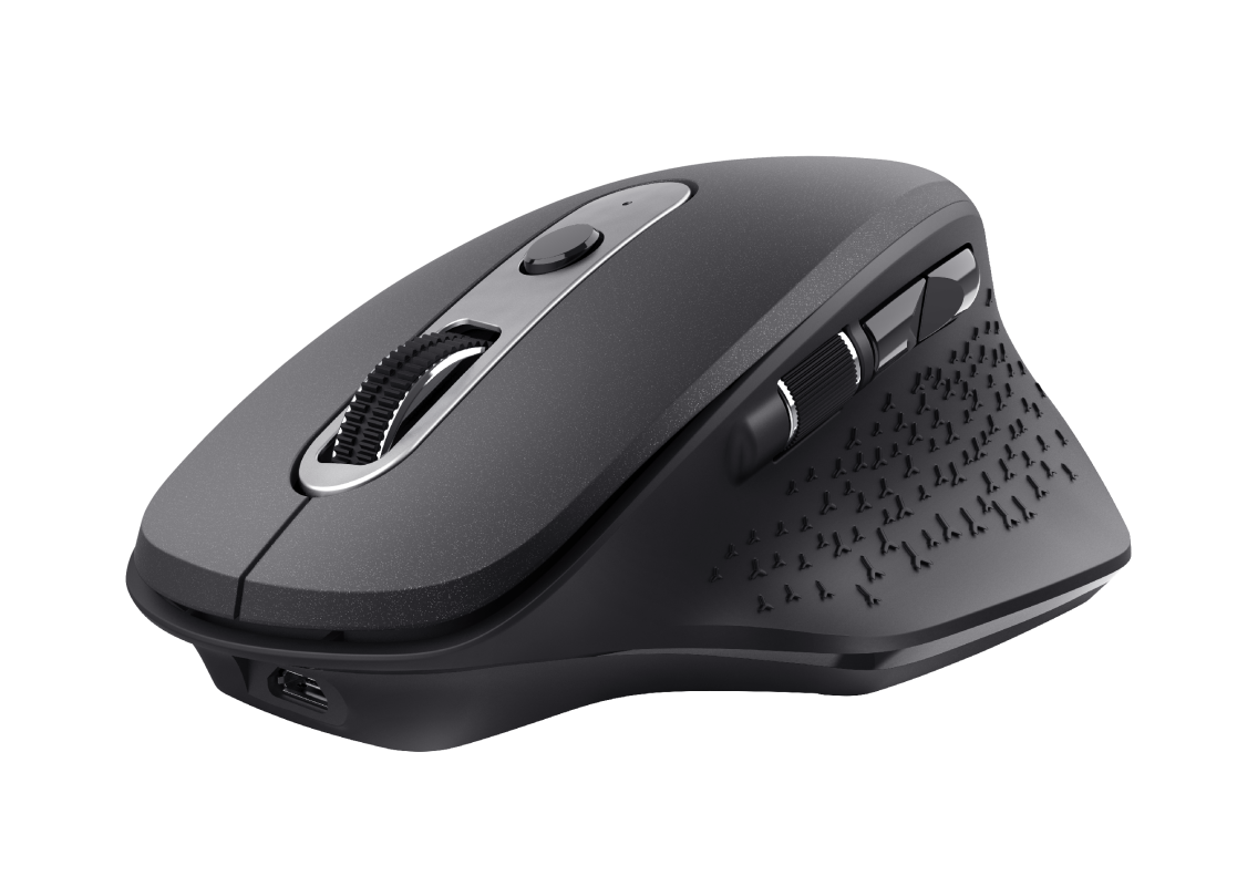 Trust Ozaa Nero Mouse Wireless Ricaricabile