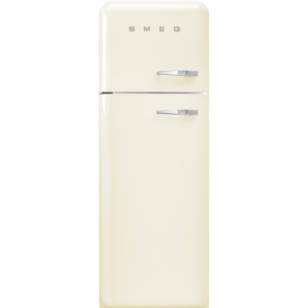 Smeg FAB30LCR5 Crema Frigorifero Doppia Porta 298LT Stile Retro Cerniere SX