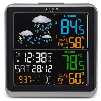 Explore Scientific WSH-4008C CM3000 Stazione Meteo Barometro Display Colori
