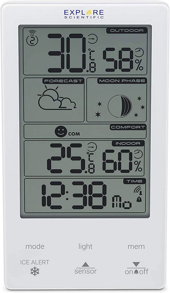 Explore Scientific WSH4009 GYE000 Stazione Meteo Fasi Lunari