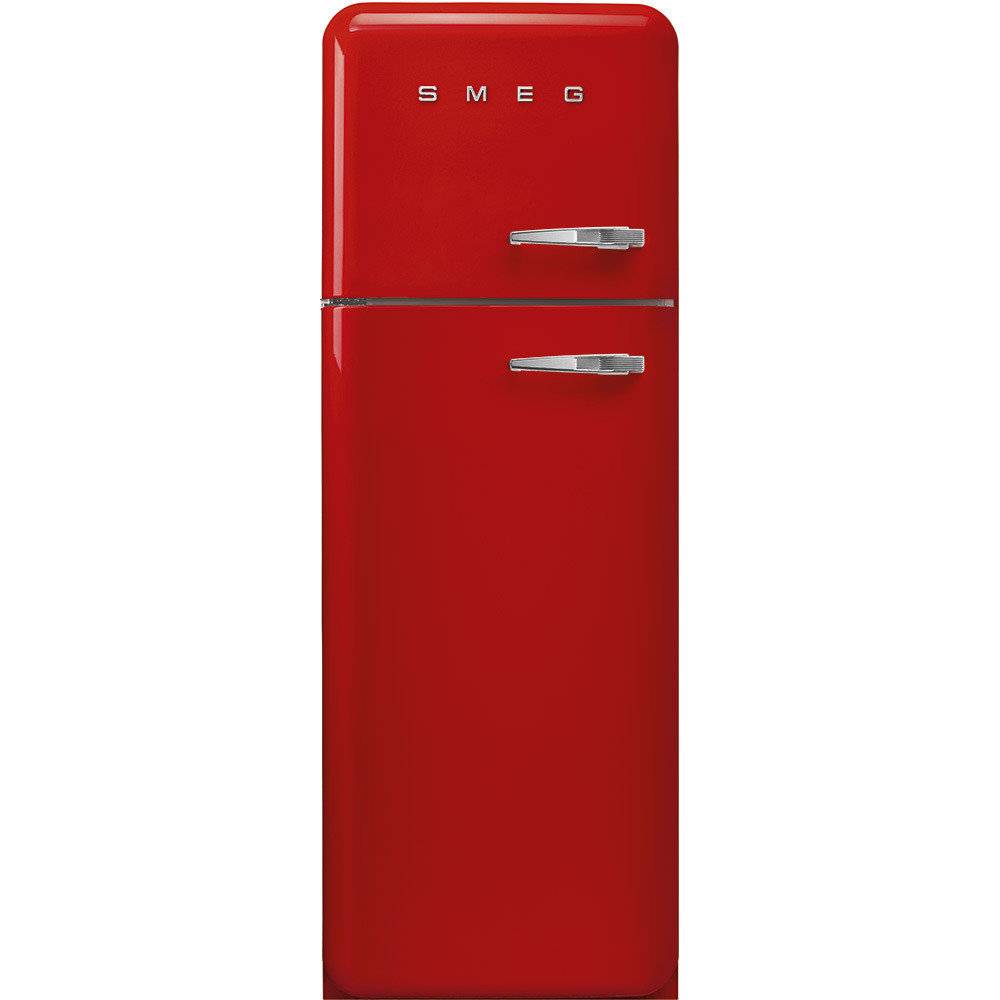 Smeg FAB30LRD5 Rosso Frigorifero Doppia Porta 294LT Stile Retro Cerniere SX