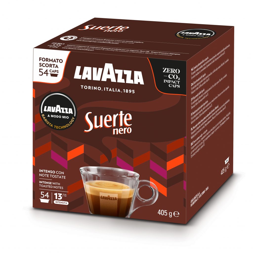 Lavazza 8733 Confezione 54 Capsule Caffe Compatibili A Modo Mio Suerte Nero