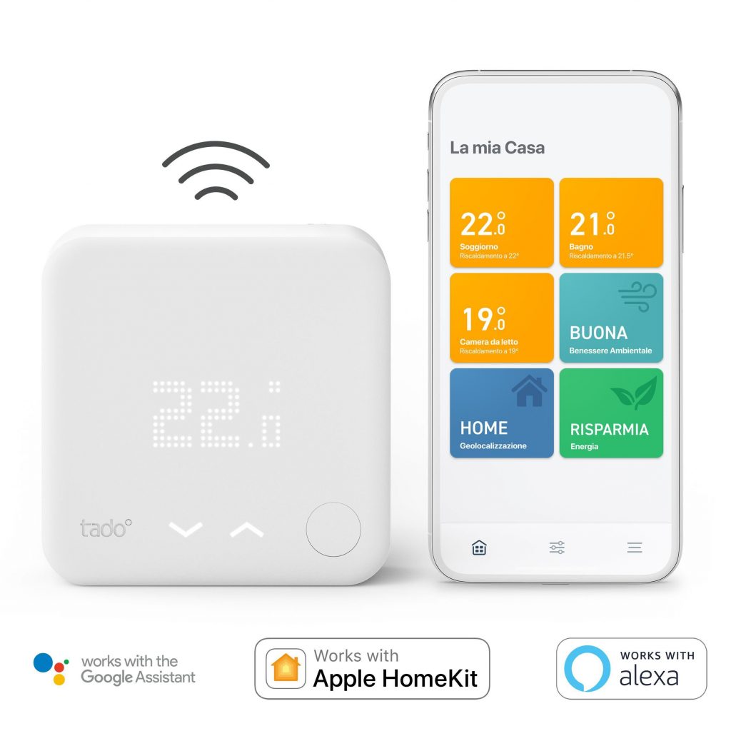 Tado Kit di Base V3 Plus Termostato Smart Cablato