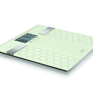 Laica PS5014 Bilancia Pesapersone Digitale Portata 180KG Vetro Temperato Bianco