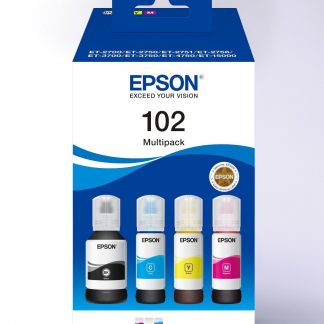 Epson 102 Confezione Multipack Flaconi 4 Colori per EcoTank
