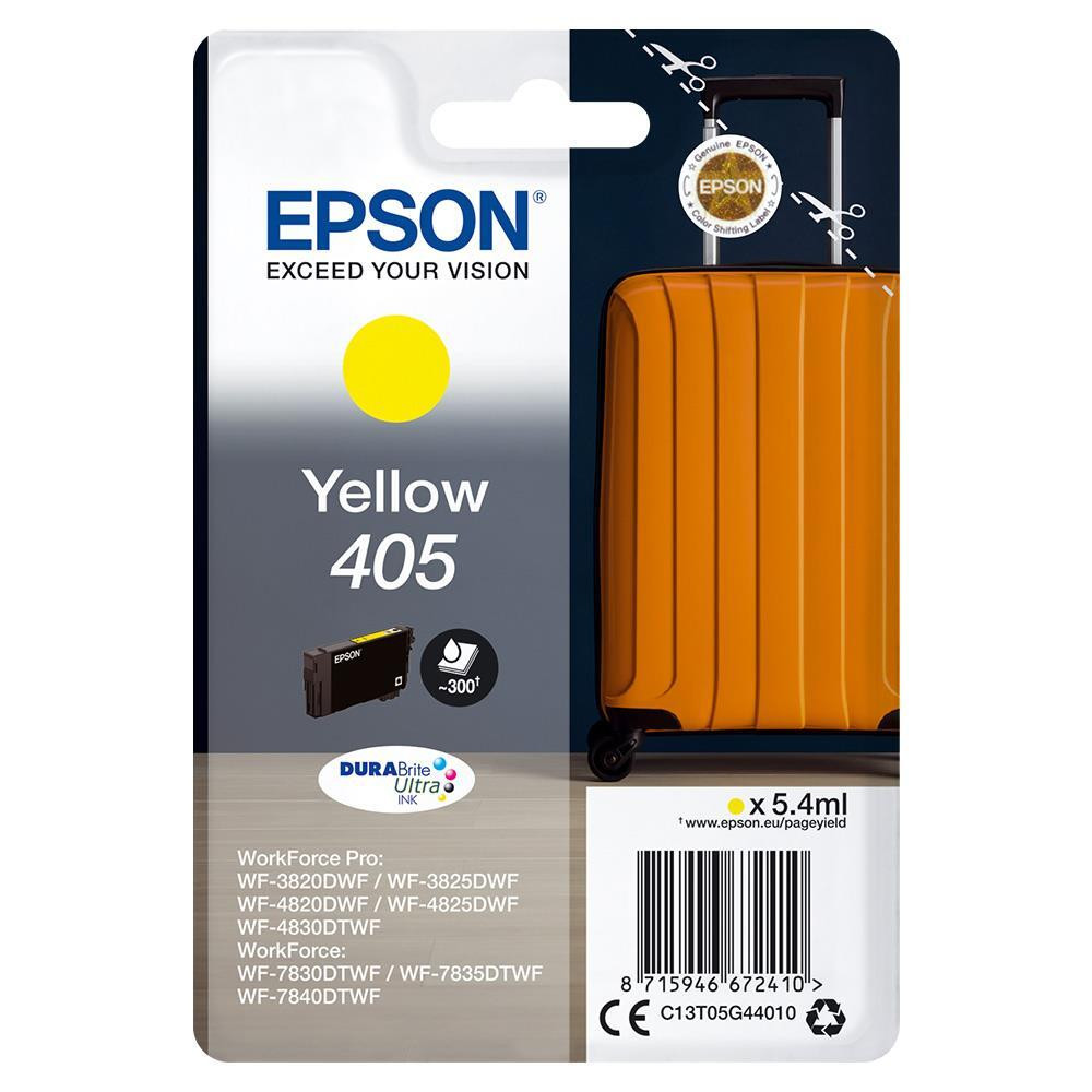Epson 405 Serie Valigia Cartuccia Ink Jet Giallo