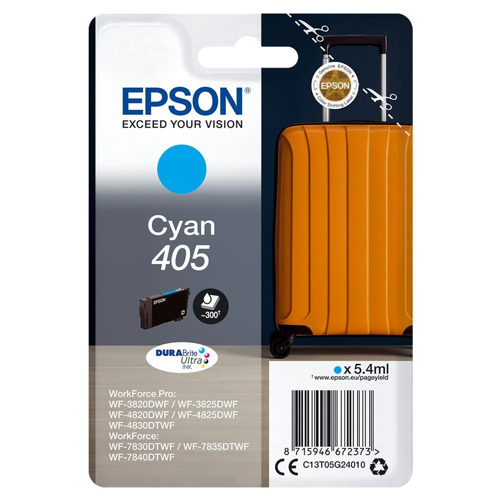 Epson 405 Serie Valigia Cartuccia Ink Jet Ciano