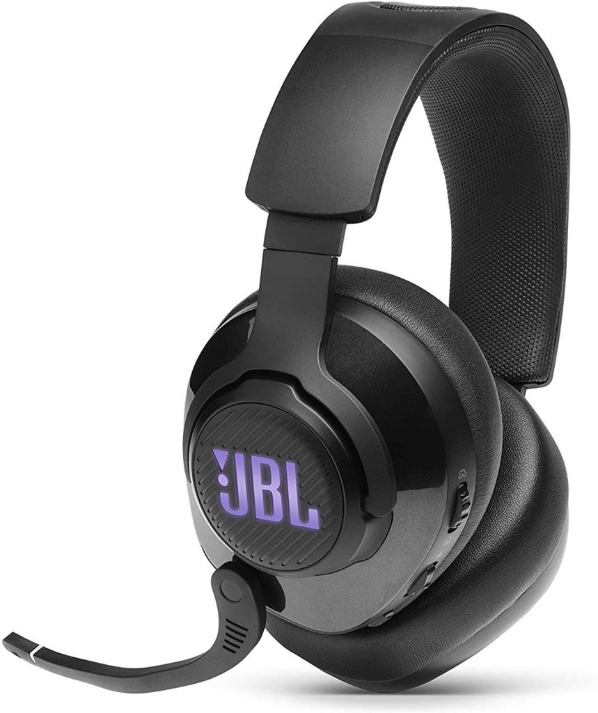 JBL Quantum 400 Cuffie Gaming con Microfono e Illuminazione RGB