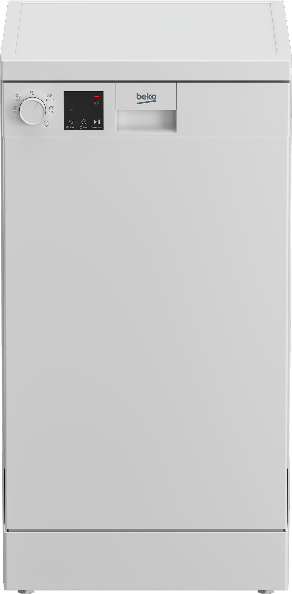 Beko DVS05024W Lavastoviglie Libera Installazione Stretta 45CM 10 Coperti