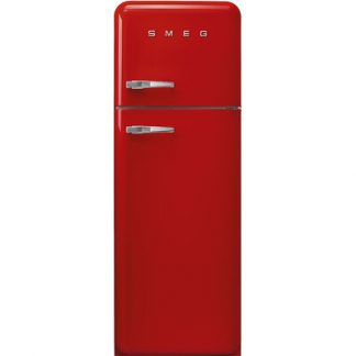 Smeg FAB30RRD5 Rosso Frigorifero Doppia Porta 294LT Stile Retro Cerniere DX
