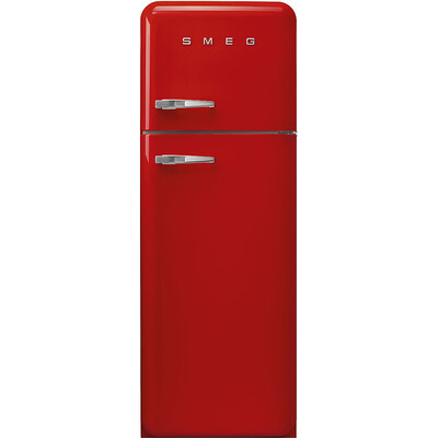 Smeg FAB30RRD5 Rosso Frigorifero Doppia Porta 294LT Stile Retro Cerniere DX