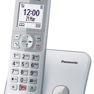 Panasonic KXTG6851JTS Telefono Cordless Silver con Vivavoce